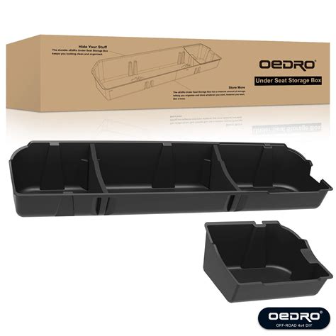 Buy Oedro Upgraded Rear Under Seat Storage Box Compatible With 2009 2014 Ford F150 Supercrew Cab