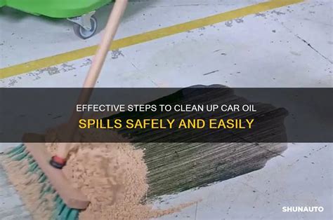 how to clean up car oil