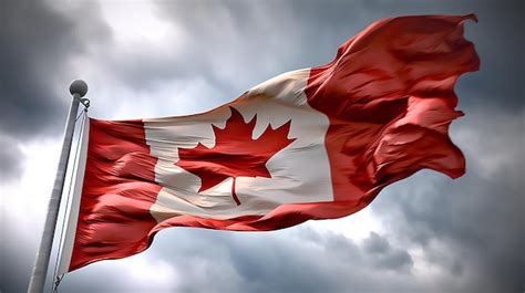 Premium Photo | Canadian day with canadian flag