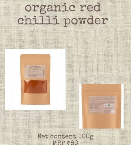 Organic Red Chilli Powder 100g Available In Pack Of 1 X 24 Unit At 8000 Inr At Best Price In