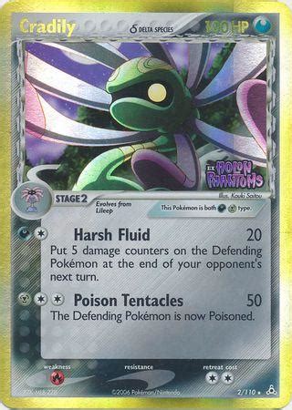 Cradily Reverse Holo 2 Prices Pokemon Holon Phantoms Pokemon Cards