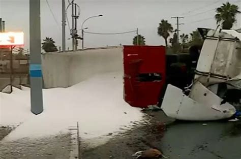 Callao Así Fue El Triple Choque Que Provocó Gran Congestión Vehicular