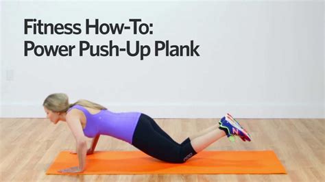 Power Push Up Plank Youtube