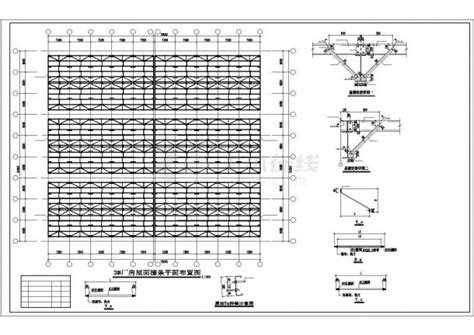 【最新】某厂房钢结构及基础设计方案cad图纸工业建筑土木在线