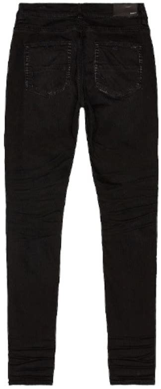 Quần Nam Amiri Varsity Patch Jeans Black Mds026 003 Luxity