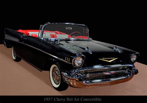 1957 Chevy Bel Air Convertible Photograph by Flees Photos - Pixels