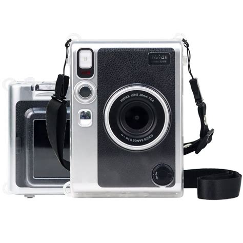 Protective Crystal Shell Case With Strap For Fujifilm Instax Mini Evo