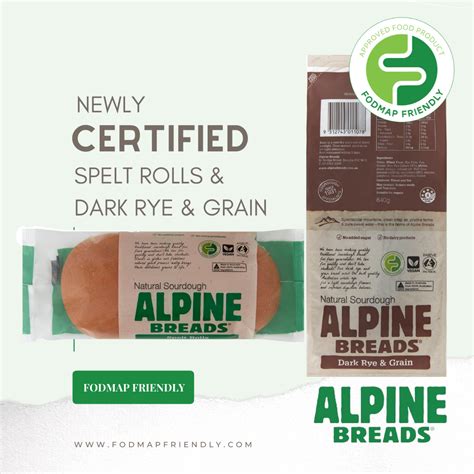 FODMAP Friendly On X Check Out Alpine Breads Spelt Hot