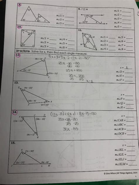 Solved Find All Missing Angles Solve For X And Then Find Chegg