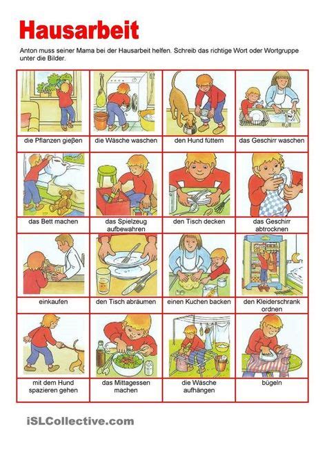 A3 German Poster Teaching Aid Classroom Resources My Daily Routines