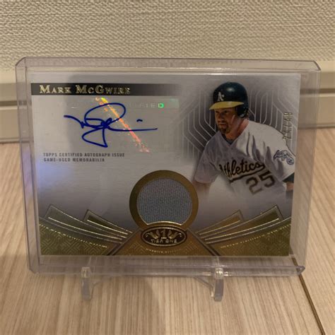 2023 Topps Tier One Mark McGwire Jersey Relic Auto Autograph 49枚限定