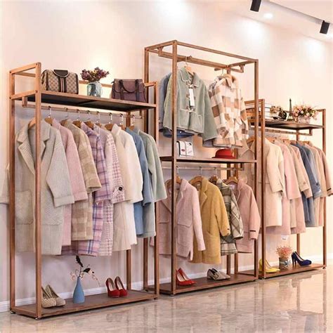 Clothing Store Rack Height Cabinet Combination Men S And Women S