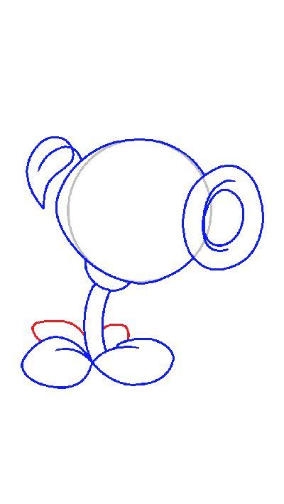 How To Draw Peashooter - Art & Craft