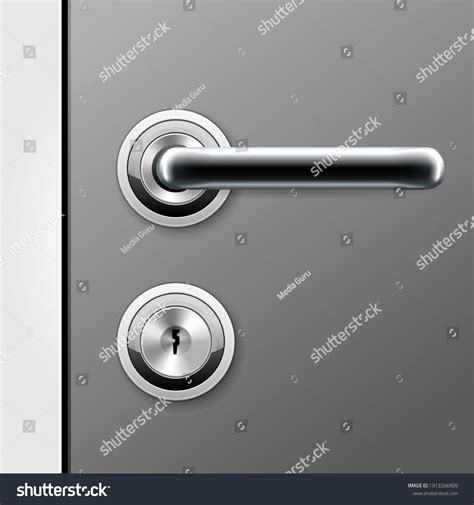 Modern Door Handle Keyhole Flat Key Stock Vector (Royalty Free) 1913266909 | Shutterstock