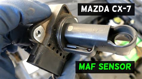 Mazda Cx 7 Maf Sensor Mass Air Flow Sensor Replacement Maf Sensor Cx7 Youtube