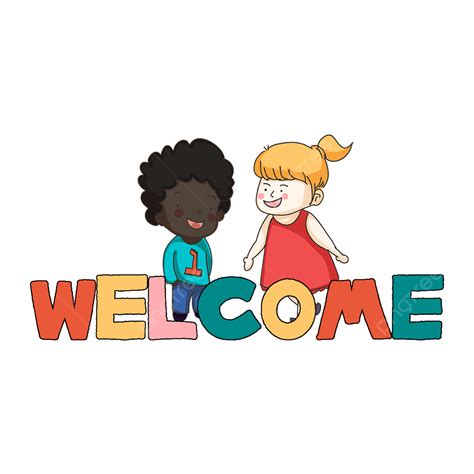 Kids Welcome Clipart