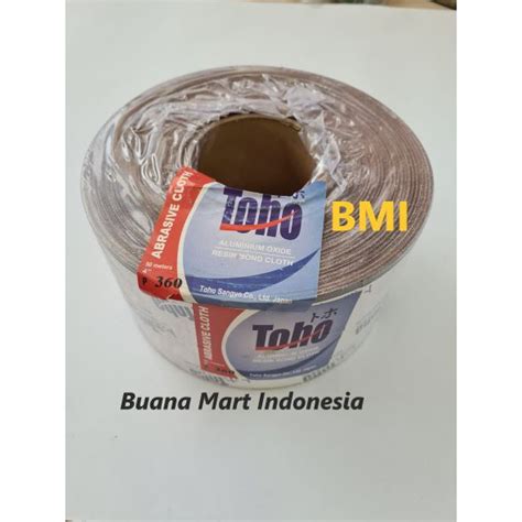 Jual Amplas Roll Toho No Amplas Meteran Grit Amplas Besi