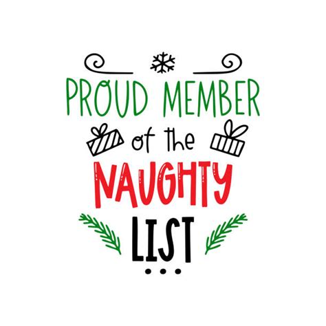 Santas Naughty And Nice List Illustrations Royalty Free Vector