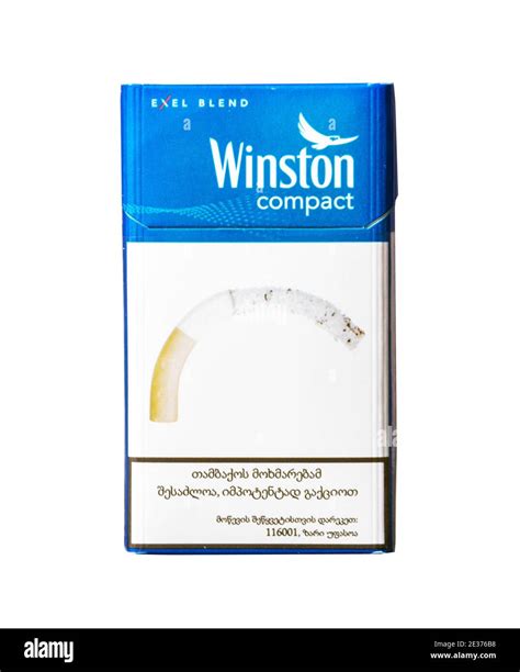 Winston Blue Cigarettes Tobacco Packet Banque De Photographies Et D