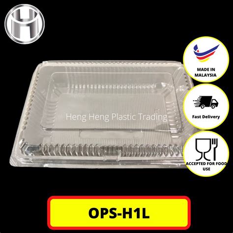 Ops H L Benxon Plastic Tray With Lock Bakery Disposable Plastic