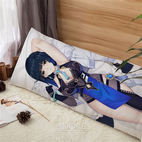 Yelan Genshin Impact Dakimakura Anime Hugging Body Pillow Etsy Norway