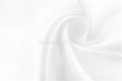 A Twisted Piece Of White Fabric White Material Or Texture With Waves