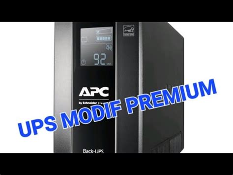 UPS MODIF APC PRO 900 Long Back Up YouTube