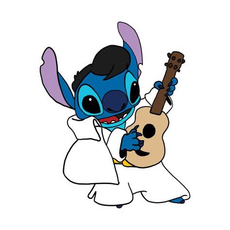 Check Out This Awesome Elvis Stitch Design On Teepublic Disney