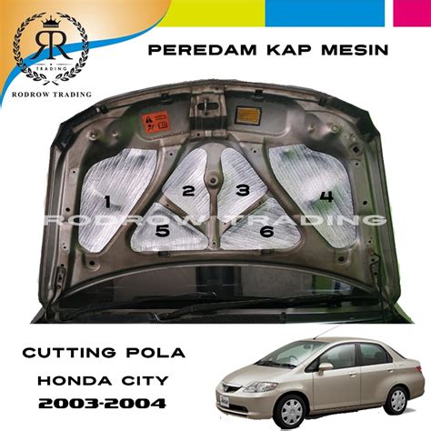 Jual Peredam Panas Kap Mesin Mobil Honda City Cutting Pola