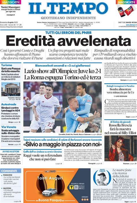 Le Prime Pagine Di Domenica Aprile Il Post