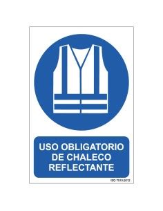 Se Al Adhesivo Pvc O Aluminio Uso Obligatorio De Chaleco Reflectante