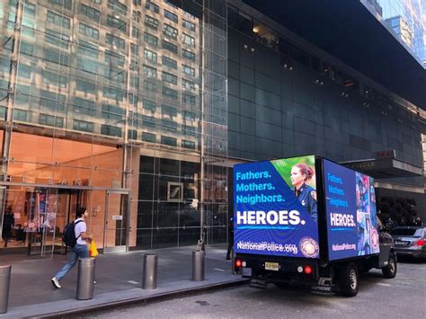 The National Police Association Mobile Billboard Shares The Support The