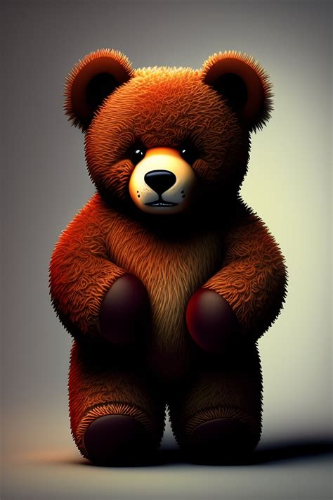 Lexica Terrifying Evil Teddy Bear Horror Story Character Art Scary