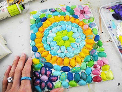 Jules Madden Diy Pistachio Shell Mosaic Craft