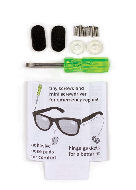 Eyeglass Repair Kit Includes Screw Driver And Assorted Tiny Screws