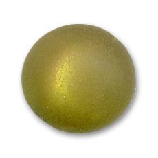 Perle ronde Polaris Dépolie 10 mm Olivine x1 Perles Co