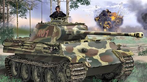 Panther Tank Command Version Befehlspanzer Panther Youtube