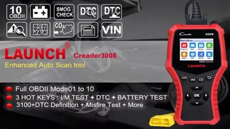 LAUNCH Creader 3008 BEST Budget OBD2 Scanner In 2024 YouTube