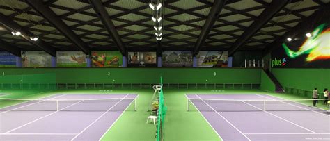 Indoor Tennis Courts Lighting by Mecree - Indoor Tennis Courts Lighting