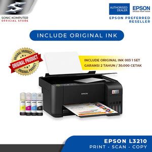 Jual Printer Epson L All In One Ink Tank Print Scan Copy Ganti