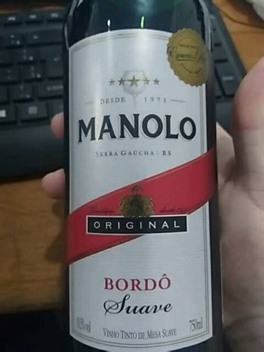 Manolo Bordô Suave Tinto Vivino US