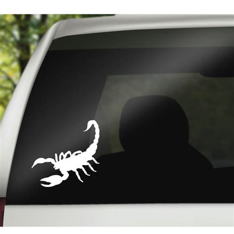 Scorpion Car Decal Etsy