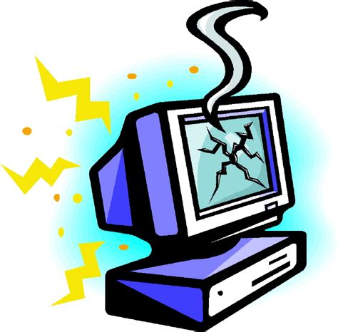 Broken Computer Clipart Best