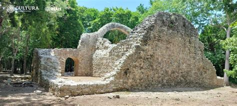 La capilla abierta de Oxtankah Quintana Roo será un atractivo de la