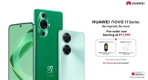 Slay The Selfie With The New HUAWEI Nova 11 Series Available For Pre