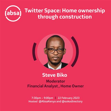 Absa Bank Kenya On Twitter Join Steve Biko A Financial Analyst As He