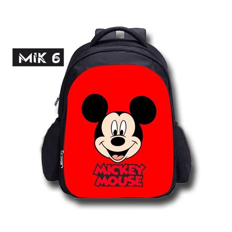 Jual Tas Mickey Mouse Anak Tkpaudsd Gratis Cetak Nama Dan Foto