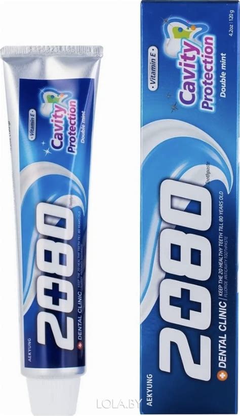 Зубная паста Aekyung 2080 Dental Clinic Cavity Protection НАТУРАЛЬНАЯ ...