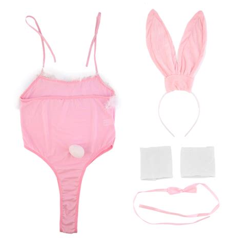 Costume Cosplay Sexy Fancy Bunny Rabbit Lingerie Full Set Dress Uniform Party De Ebay