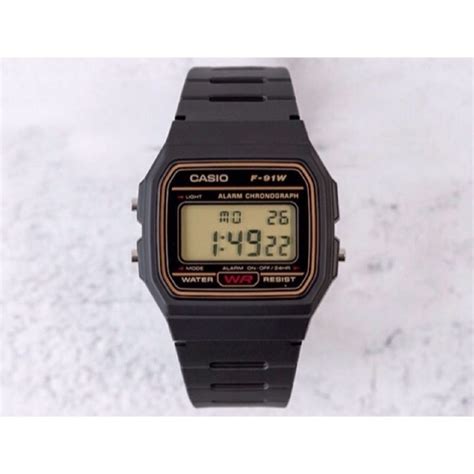 Casio F-91WG-9Q Classic Digital Quartz F91WG-9Q Black Strap F91W ...